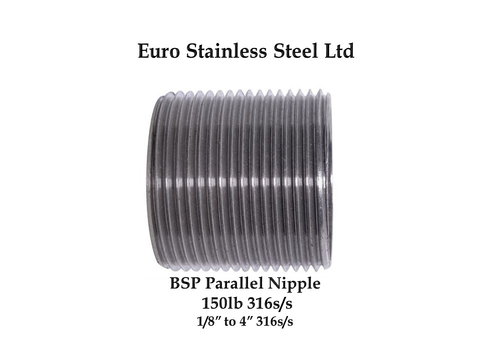 BSP Parallel Nipples 316s/s